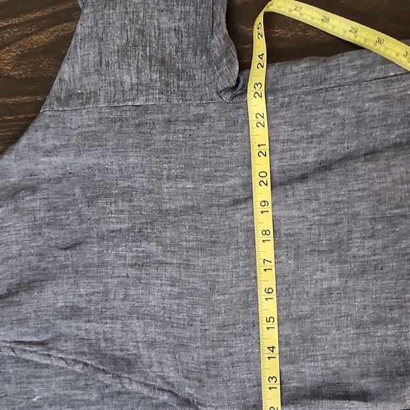 Bryn Walker Bingley  V-Neck Pockets Shift Dress Lagenlook - Picture 9 of 10